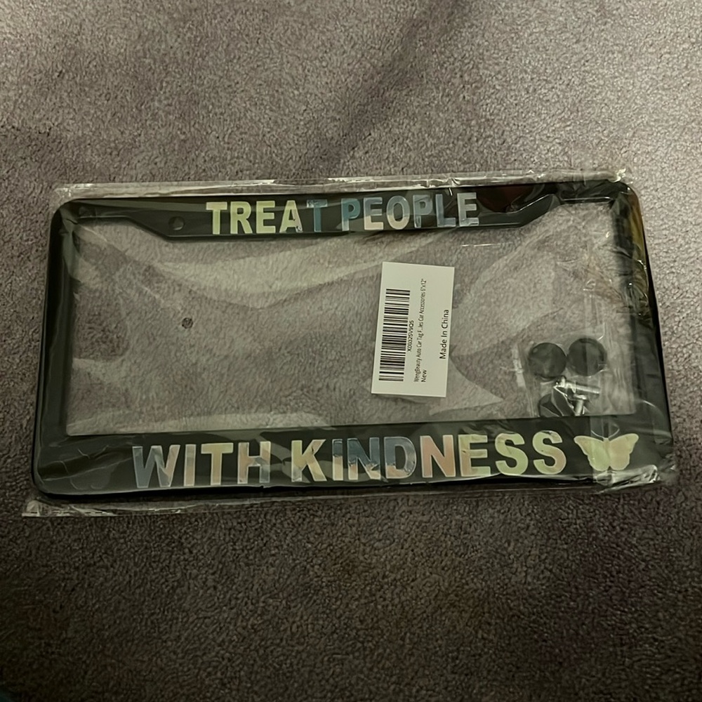 Harry Styles- Treat People With Kindness License Plate Cover